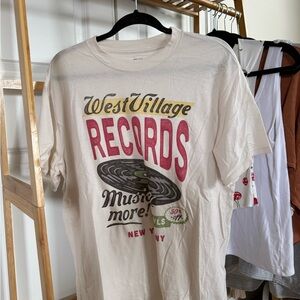 Abercrombie & Fitch Soft Cotton Tee in Cream